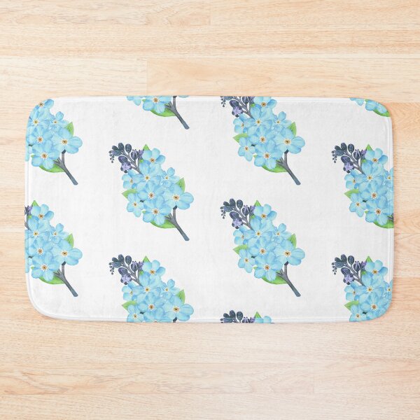 Item preview, Forget-me-nots flowers sticker designed and sold by Trilisti.