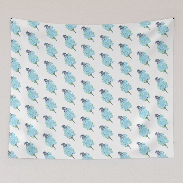 Item preview, Forget-me-nots flowers sticker designed and sold by Trilisti.