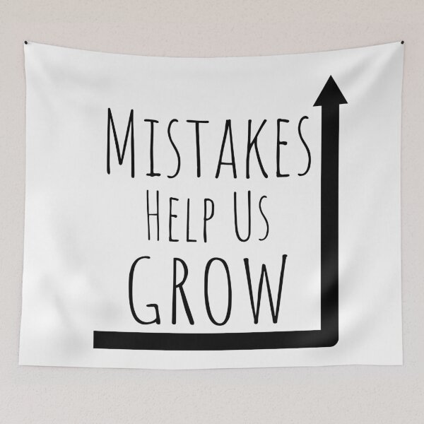 Item preview, mistakes help us grow designed and sold by Bwittaya.