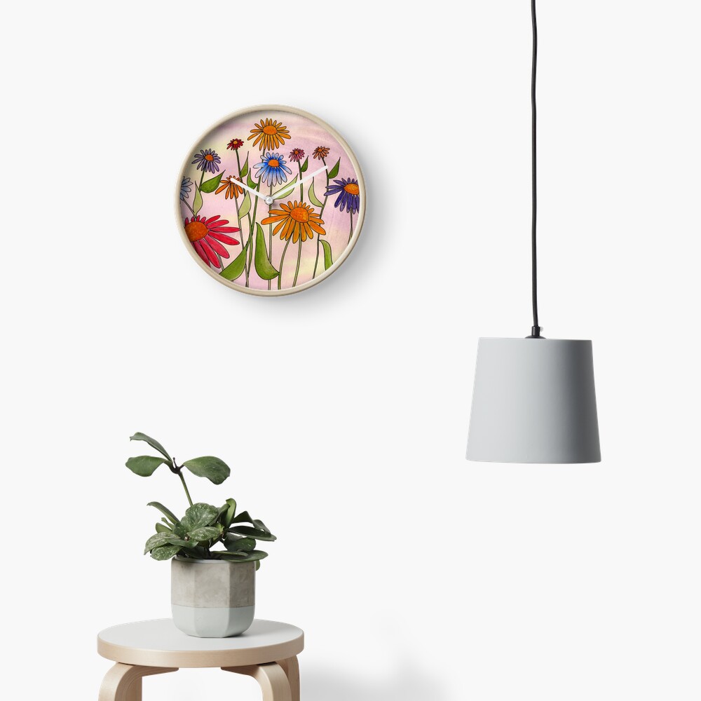Daisy Bouquet Clock