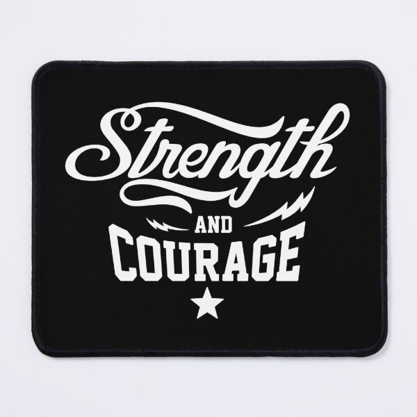 Item preview, Strength and Courage designed and sold by Vector Scout Lab.