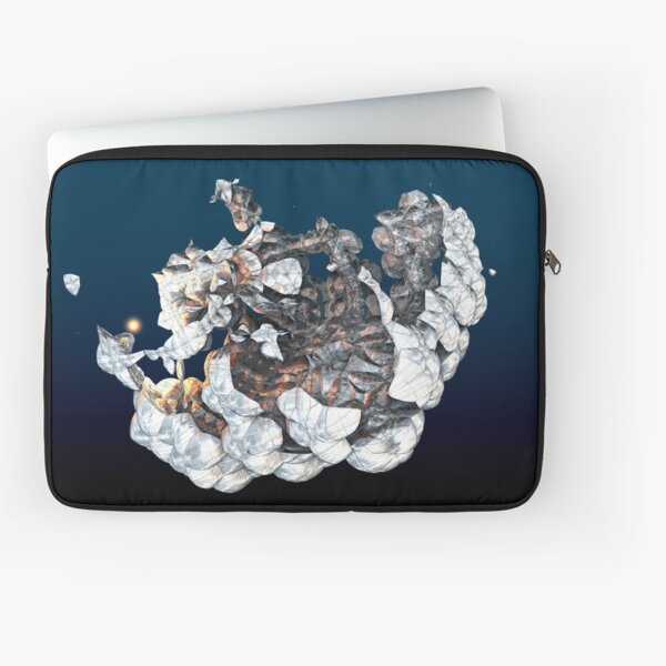 Shimmy Shoom Chrome Fractal Laptop Sleeve