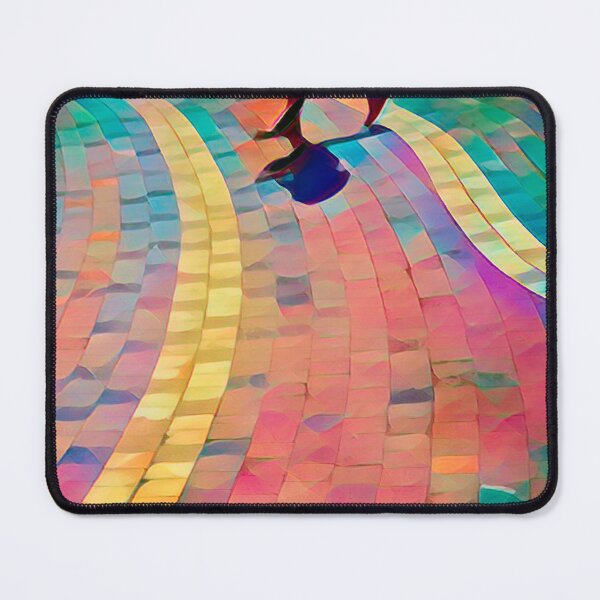Item preview, A women walking in the colors designed and sold by Nikolaos Koutsopoulos.