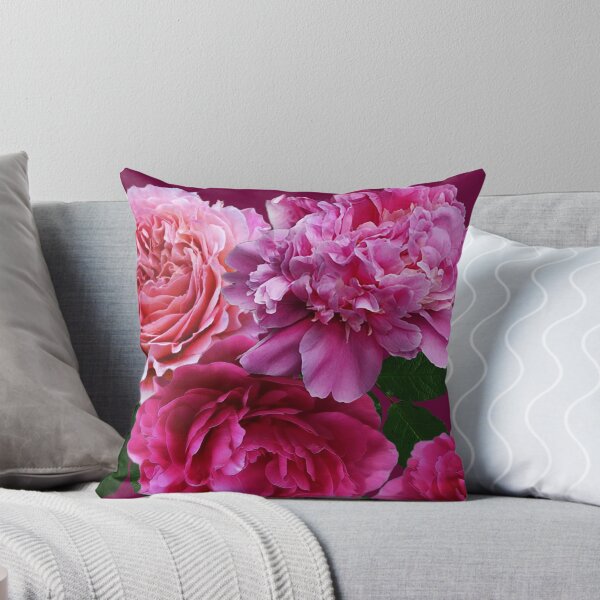 Item preview, Dark beauty at its best - Pink peony flowers designed and sold by SueKnox.