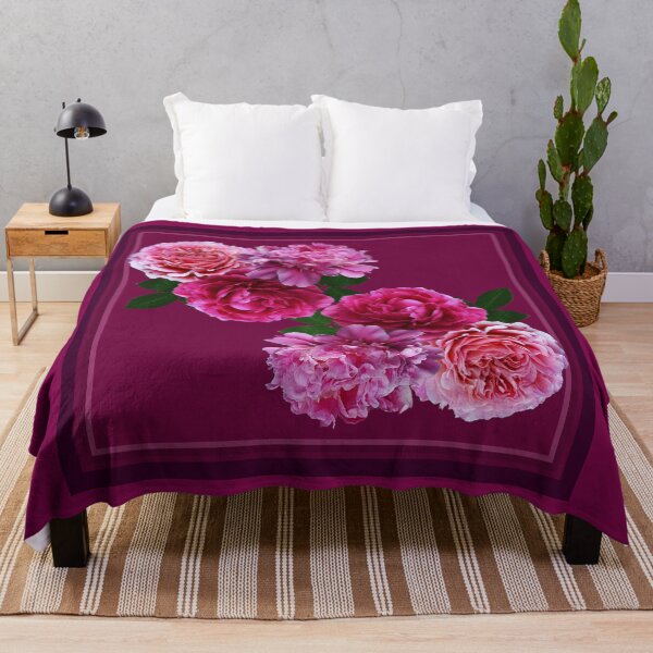 Item preview, Dark beauty at its best - Pink peony flowers designed and sold by SueKnox.