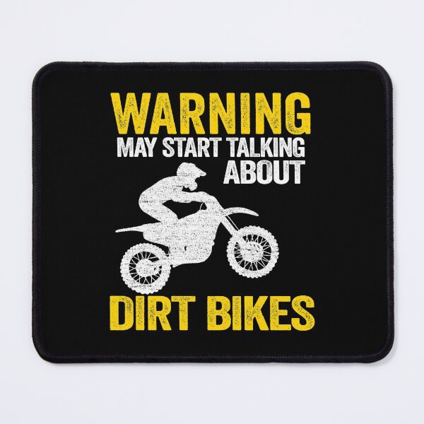 Item preview, Warning May Start Talking About Dirt Bikes Funny Motocross designed and sold by Stronzi.