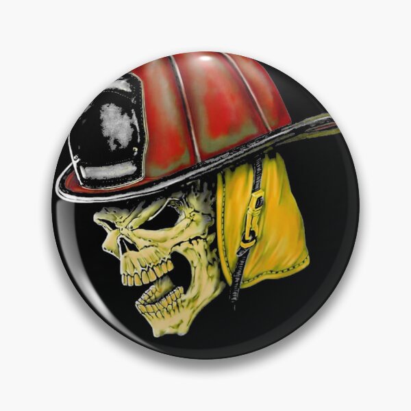 Item preview, Fireman Skull Firefighter designed and sold by Janice Libby.