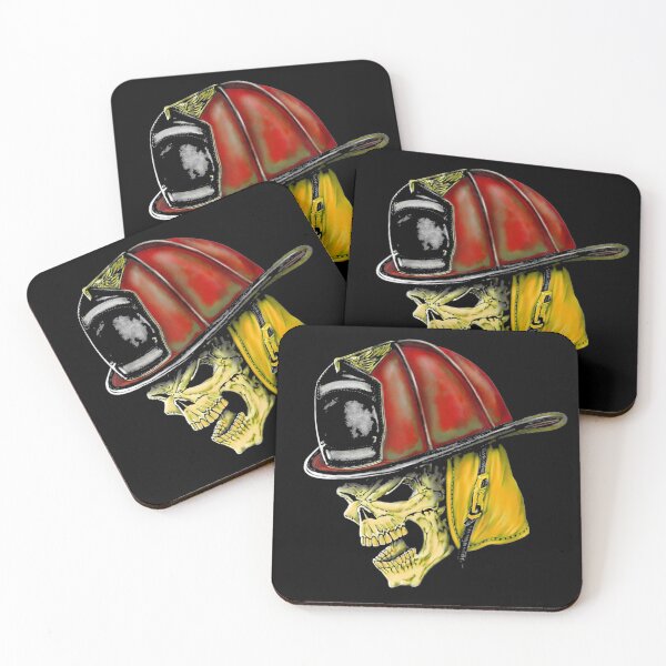 Item preview, Fireman Skull Firefighter designed and sold by Janice Libby.