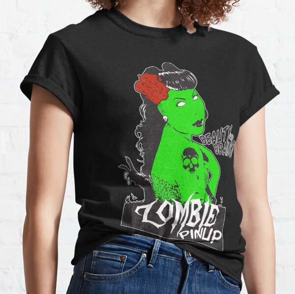 Zombie Rockabilly Pinup Classic T-Shirt