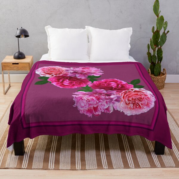 Item preview, Midnight beauty at its best - Pink peony flowers designed and sold by SueKnox.