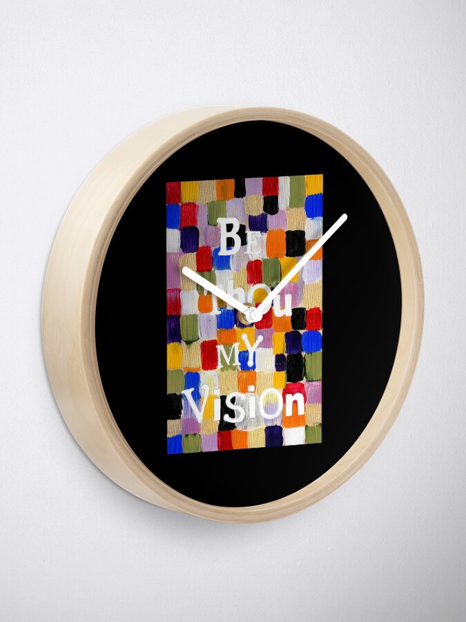 Alternate view of Be Thou My Vision Clock