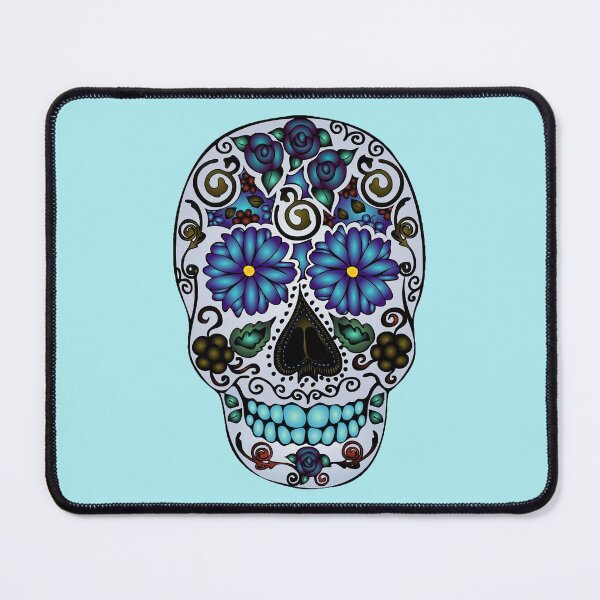 Item preview, Skull with floral designed and sold by NyengRepublic.