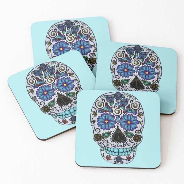 Item preview, Skull with floral designed and sold by NyengRepublic.