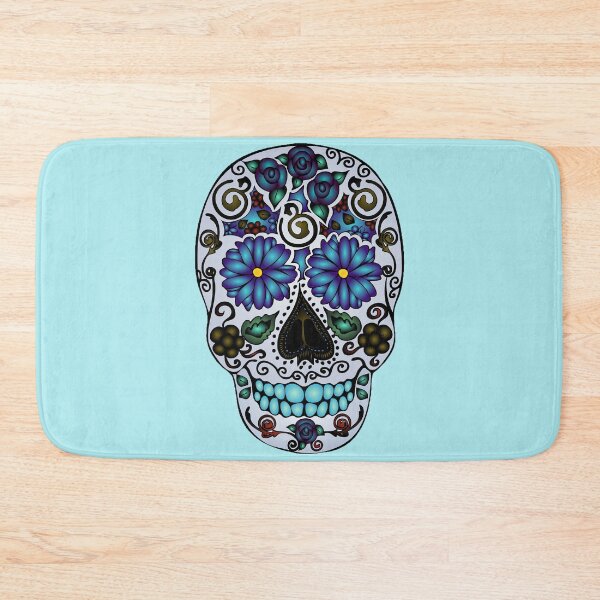 Item preview, Skull with floral designed and sold by NyengRepublic.