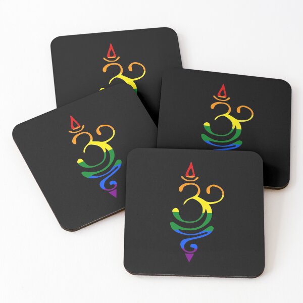 Item preview, Breathe Sanskrit Symbol Rainbow Colors designed and sold by Expandingyourreality.