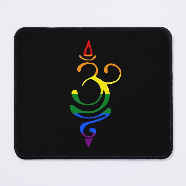 Item preview, Breathe Sanskrit Symbol Rainbow Colors designed and sold by Expandingyourreality.