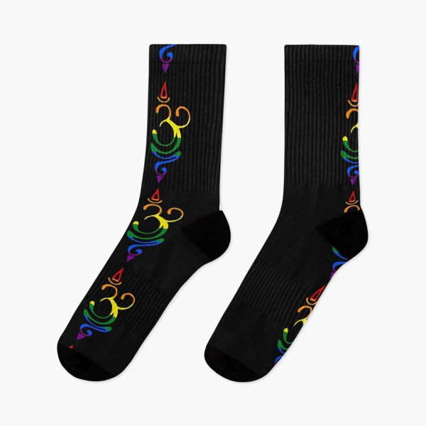 Item preview, Breathe Sanskrit Symbol Rainbow Colors designed and sold by Expandingyourreality.
