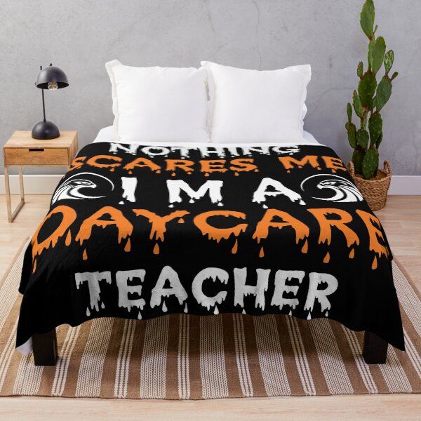 Item preview, Nothing Scares Me, I’m A Daycare Teacher designed and sold by AuroraApparel.