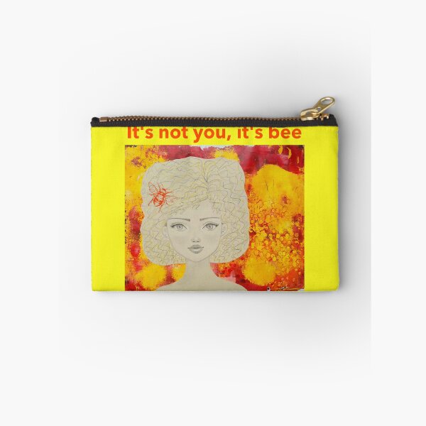 Item preview, "It's not you, it's bee" - lovely original drawing of a pretty face by CoolCleverCute design designed and sold by CoolCleverCute.