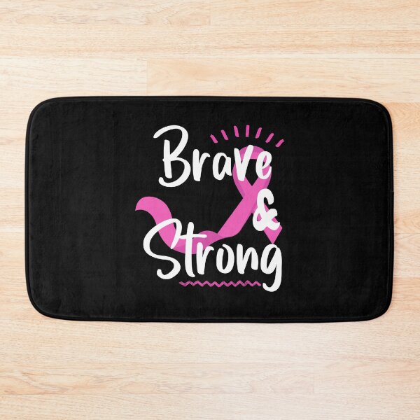 Item preview, Brave And Strong | In October We Wear Pink | Nobody Fights Alone designed and sold by DigitalGemShop.