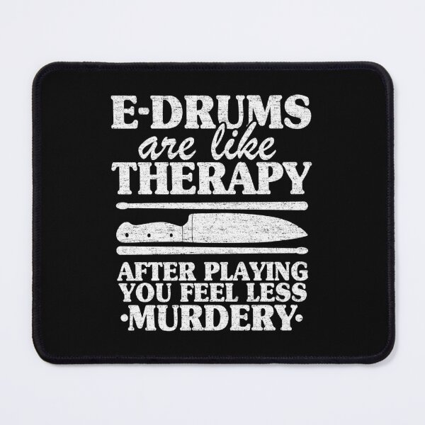 Item preview, E-Drums Are Like Therapy Quote Electronic Drums Gift Vintage designed and sold by Stronzi.