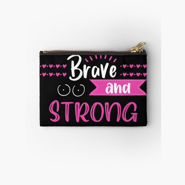 Item preview, Brave And Strong | In October We Wear Pink | Nobody Fights Alone designed and sold by DigitalGemShop.