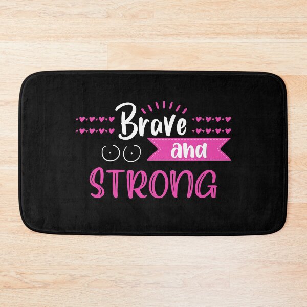 Item preview, Brave And Strong | In October We Wear Pink | Nobody Fights Alone designed and sold by DigitalGemShop.