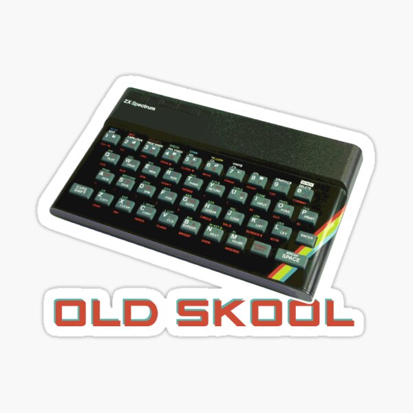 Spectrum Old Skool Sticker