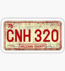 Dukes of Hazzard - General Lee License Plate Sticker