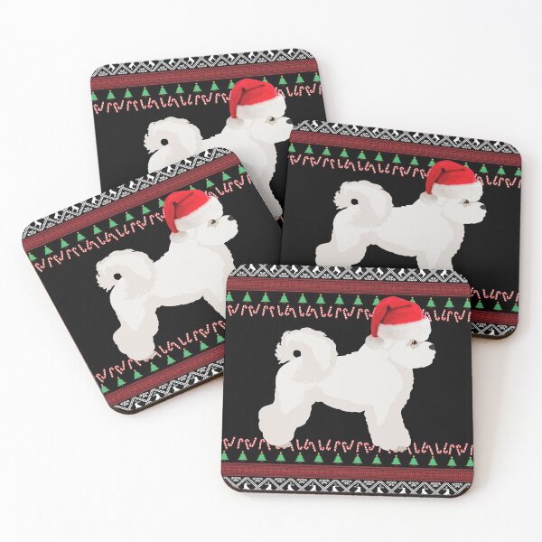Item preview, Bichon Frise Christmas Gift Ugly Bichon Christmas Sweater  designed and sold by FunShirtDesigns.
