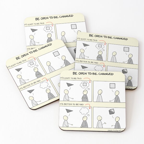 Item preview, Be open to be changed designed and sold by Sketchplanations.