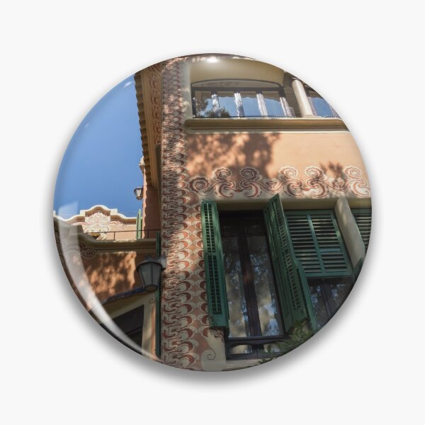 Item preview, Whimsical Landmark - Gaudi House Museum in Park Guell Barcelona Spain designed and sold by Georgia Mizuleva.