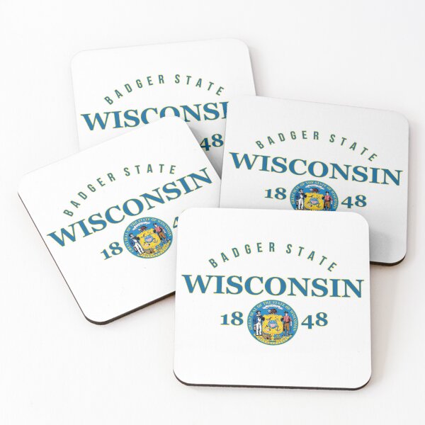 Item preview, Wisconsin Pride Flag Native Badger State  designed and sold by The Junto Shop.