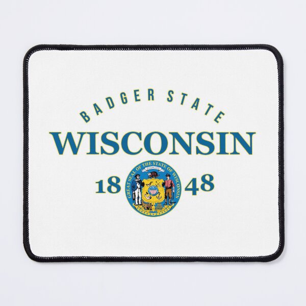 Item preview, Wisconsin Pride Flag Native Badger State designed and sold by The Junto Shop.