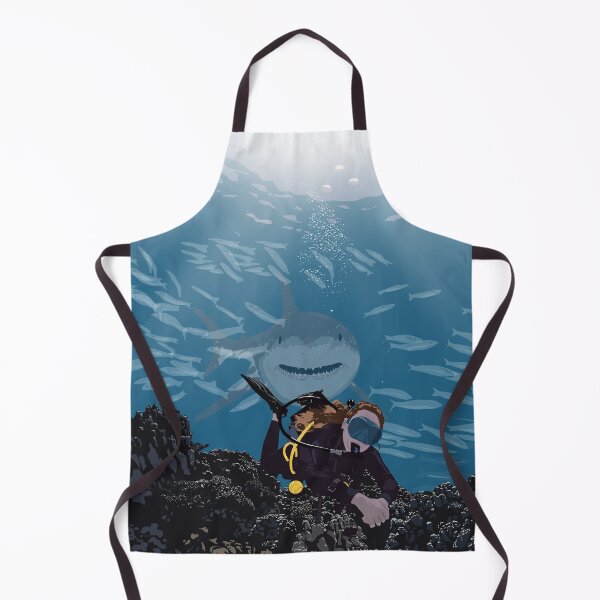 Item preview, Diver and The Shark Encounter - Puzzle designed and sold by Ngeblart.