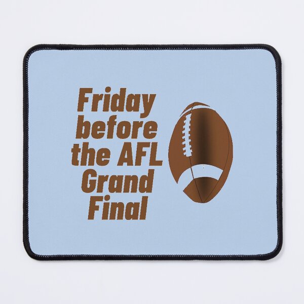 Item preview, Friday before the AFL Grand Final     designed and sold by BadDogsCrafting.