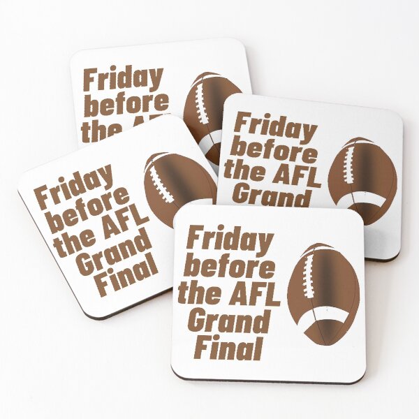 Item preview, Friday before the AFL Grand Final     designed and sold by BadDogsCrafting.
