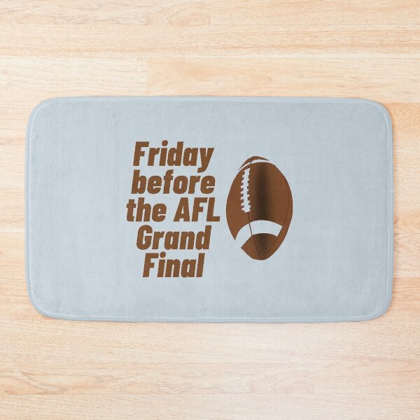 Item preview, Friday before the AFL Grand Final     designed and sold by BadDogsCrafting.