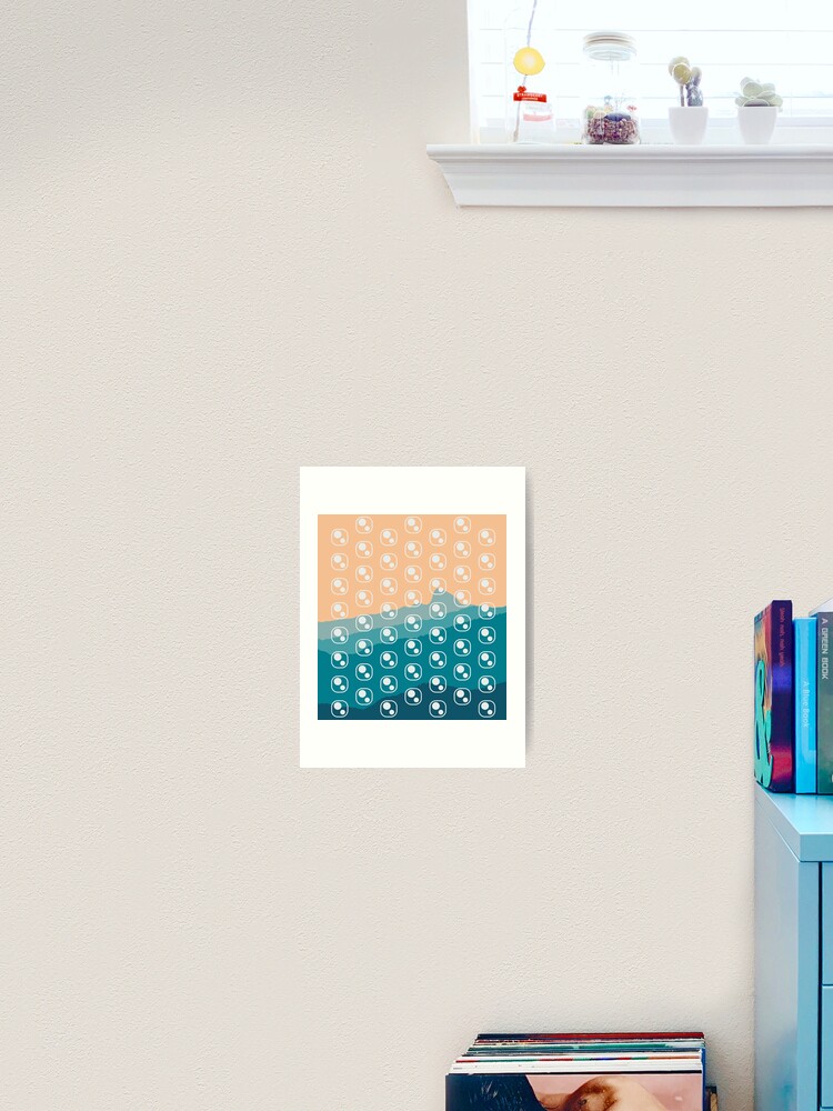 Thumbnail 2 of 3, Art Print, Colorful Pattern Design designed and sold by Lotofus.