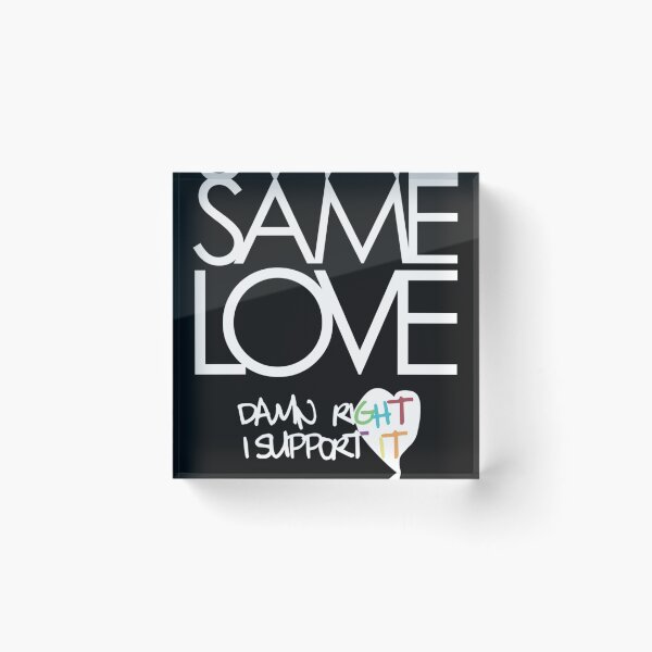 Item preview, Same Love - Macklemore Lyrics designed and sold by BadDogsCrafting.