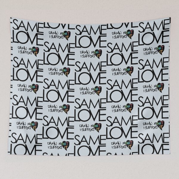 Item preview, Same Love - Macklemore Lyrics designed and sold by BadDogsCrafting.