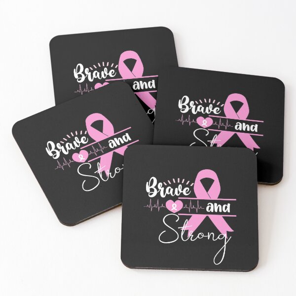Item preview, Brave And Strong | In October We Wear Pink | Nobody Fights Alone designed and sold by DigitalGemShop.