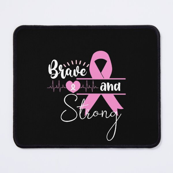 Item preview, Brave And Strong | In October We Wear Pink | Nobody Fights Alone designed and sold by DigitalGemShop.