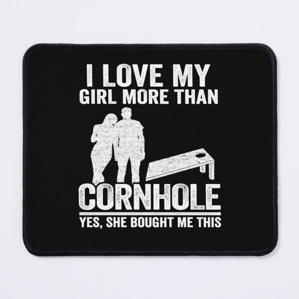 Item preview, Bean Bag Toss Jokes Mens I Love My Girl More Than Cornhole designed and sold by Stronzi.