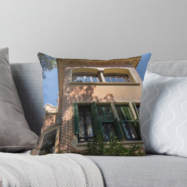 Item preview, Whimsical Landmark - Gaudi House Museum in Park Guell Barcelona Spain designed and sold by Georgia Mizuleva.