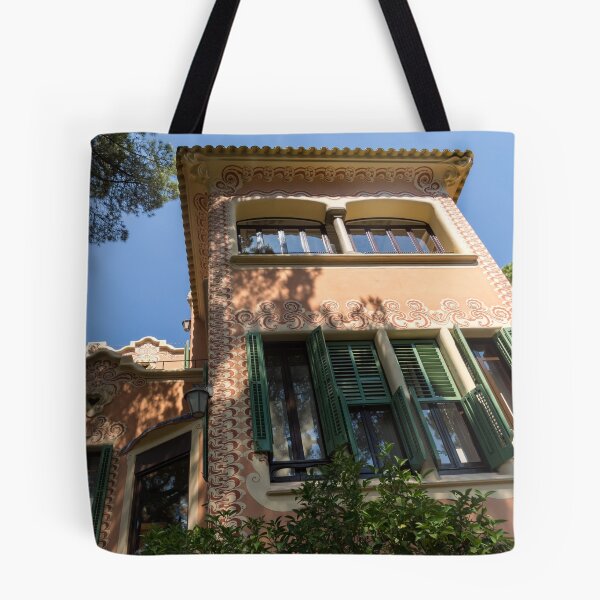 Item preview, Whimsical Landmark - Gaudi House Museum in Park Guell Barcelona Spain designed and sold by Georgia Mizuleva.