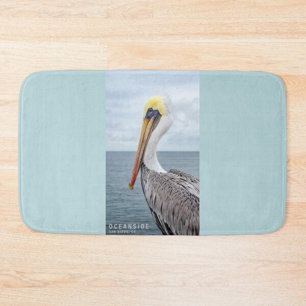 Item preview, Oceanside Pelican Poster designed and sold by Kgphotographics.