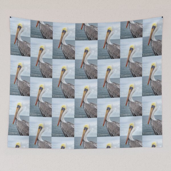 Item preview, Oceanside Pelican Poster designed and sold by Kgphotographics.