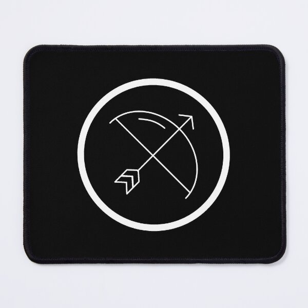 Item preview, Archery Bow Black and White Icon designed and sold by Gevover.