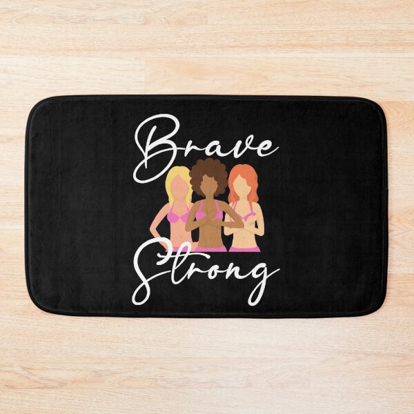 Item preview, Brave And Strong | In October We Wear Pink | Nobody Fights Alone designed and sold by DigitalGemShop.